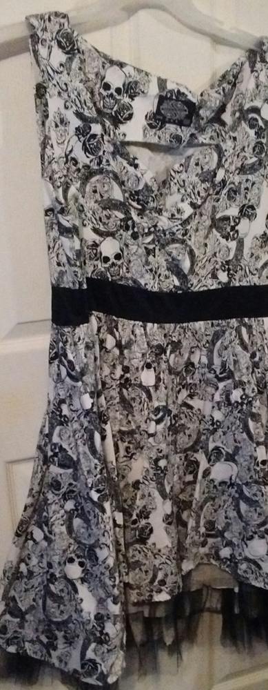 Hearts and Roses 18 floral swing dress